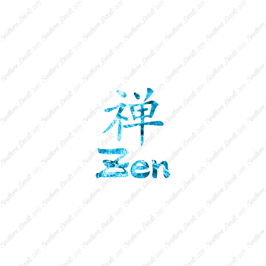 Chinese Symbols "Zen"