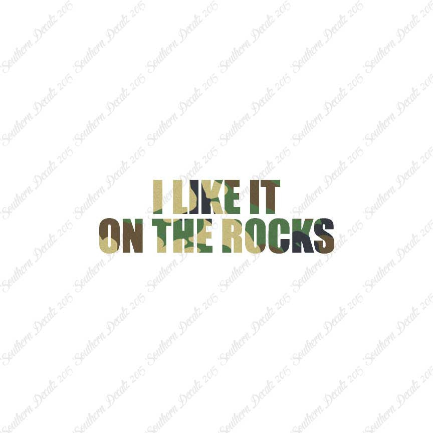 Like It On The Rocks
