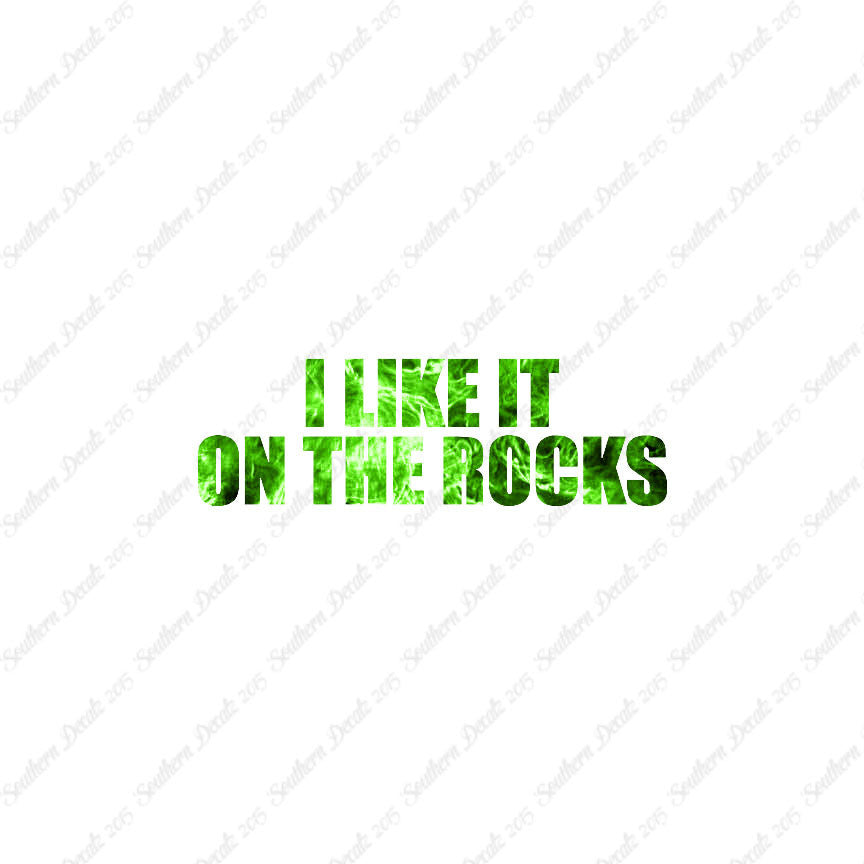 Like It On The Rocks
