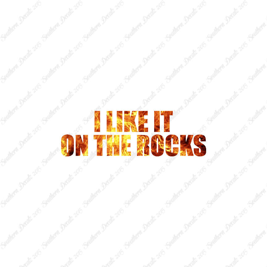 Like It On The Rocks