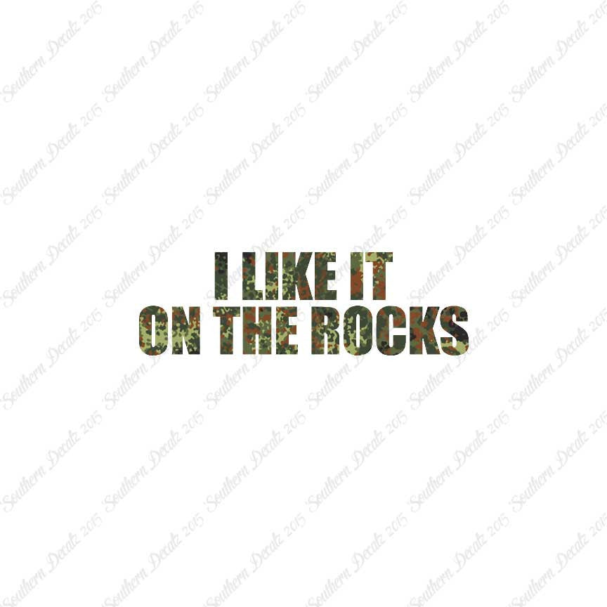 Like It On The Rocks