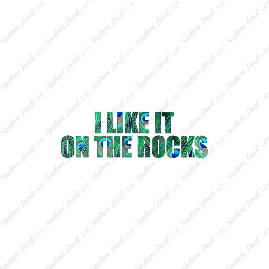 Like It On The Rocks