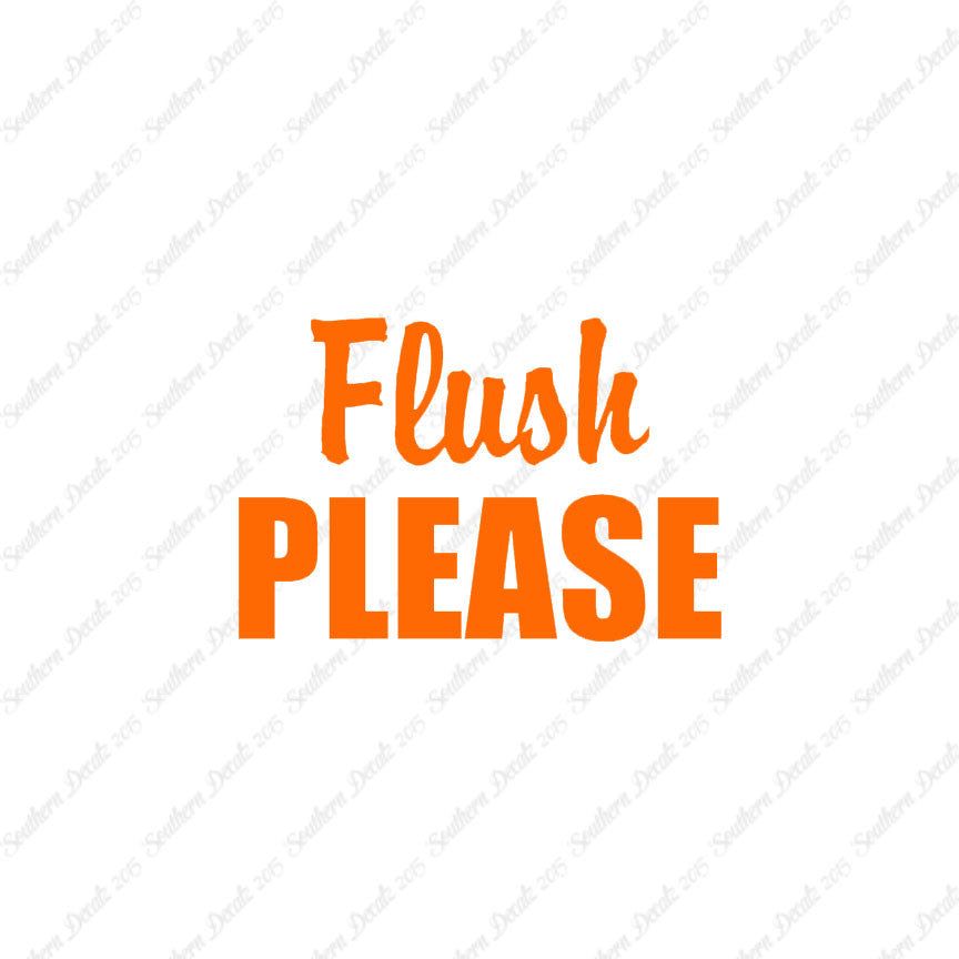 Flush Please
