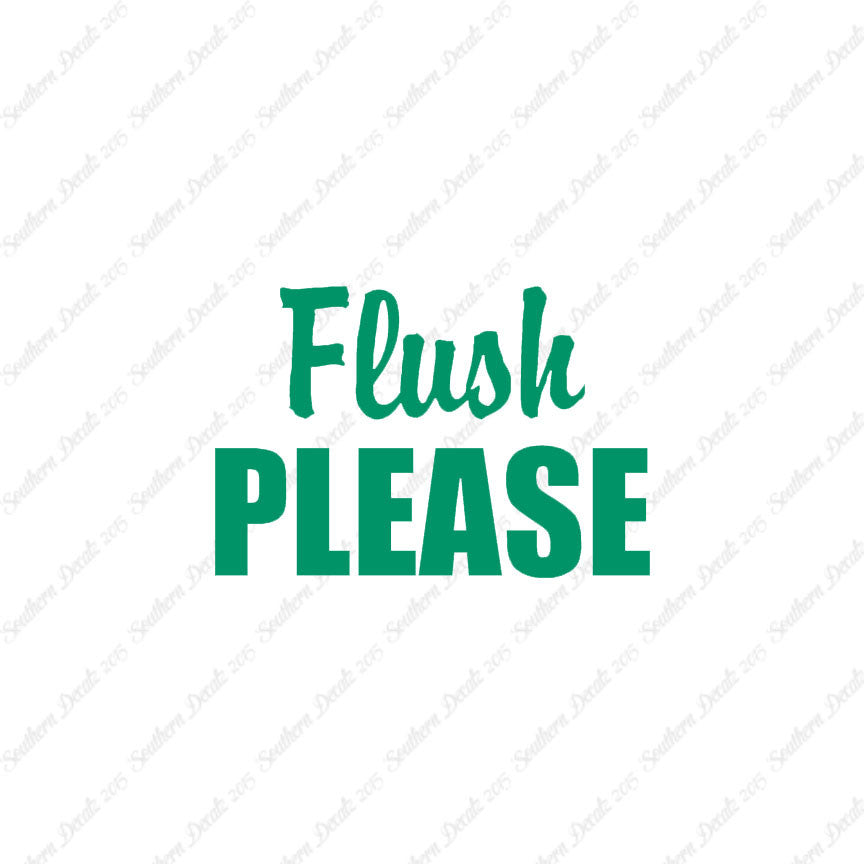 Flush Please