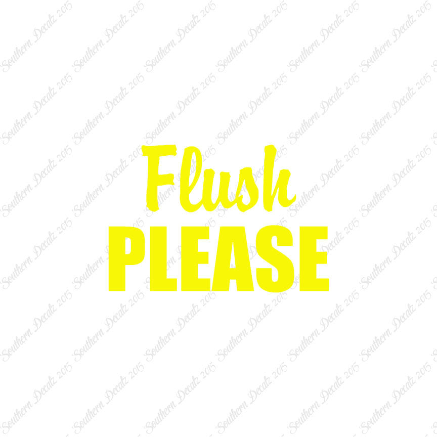 Flush Please