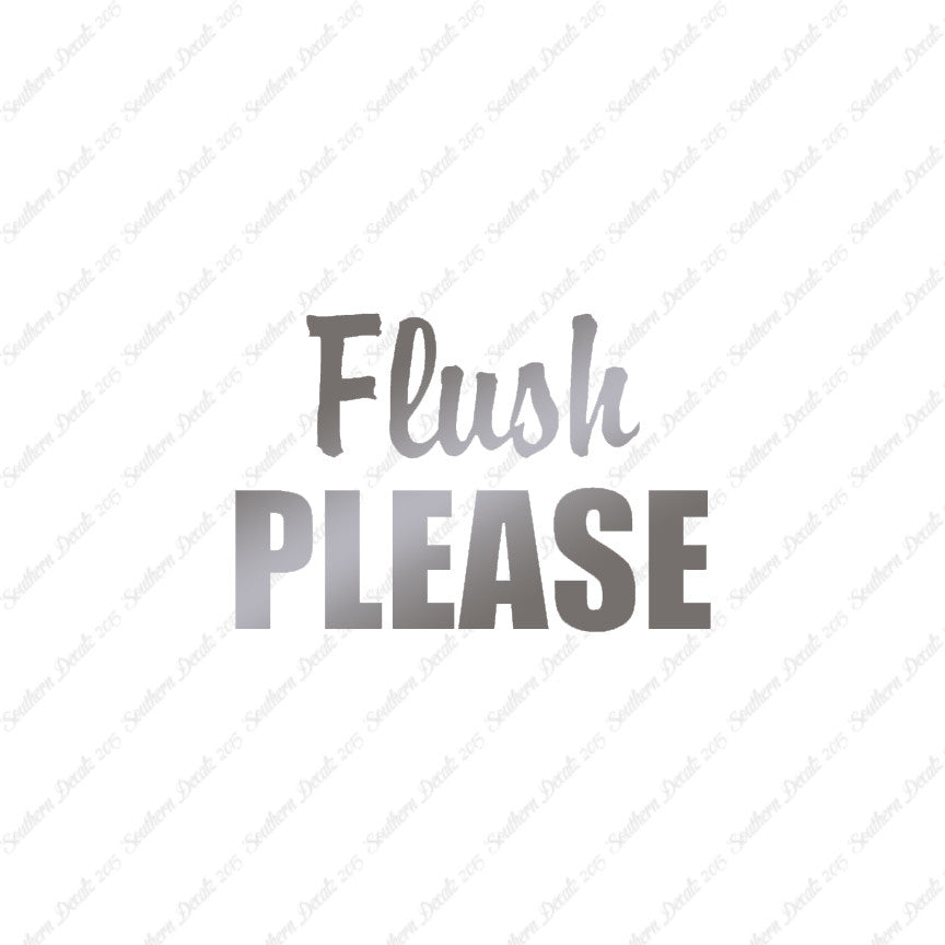 Flush Please