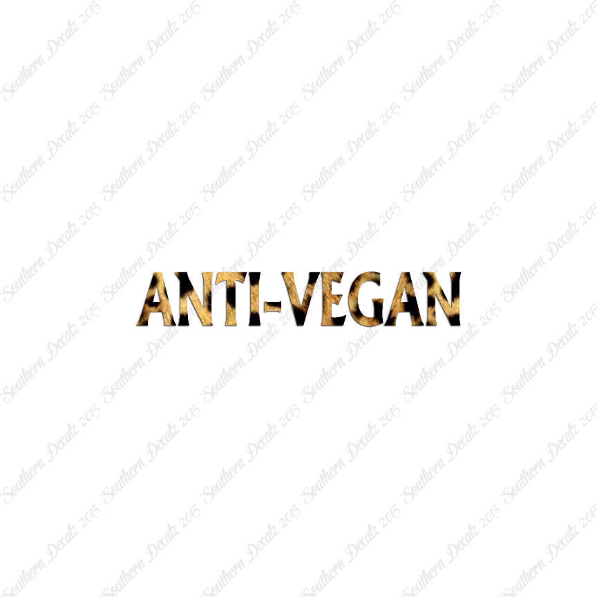 Anti Vegan