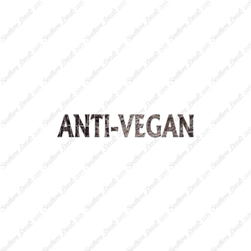 Anti Vegan