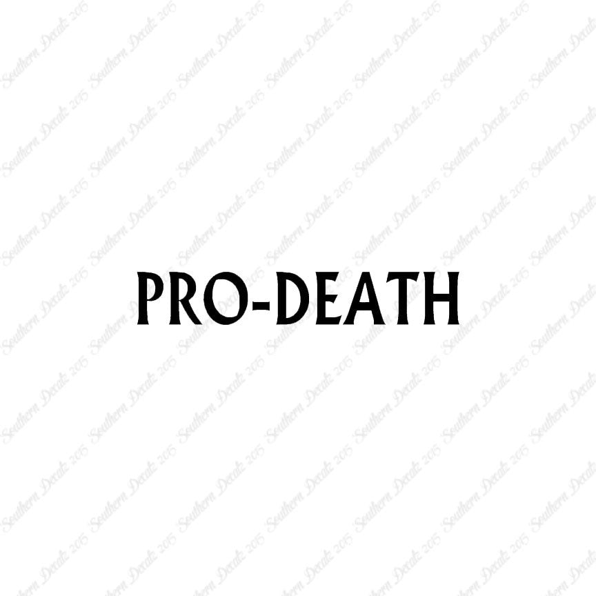 Pro Death