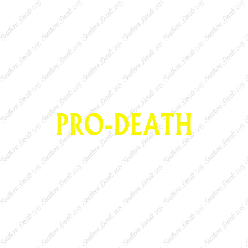 Pro Death