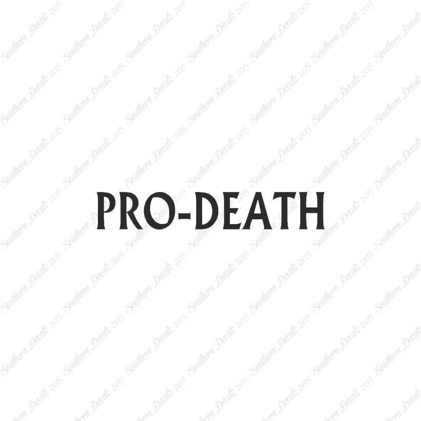 Pro Death