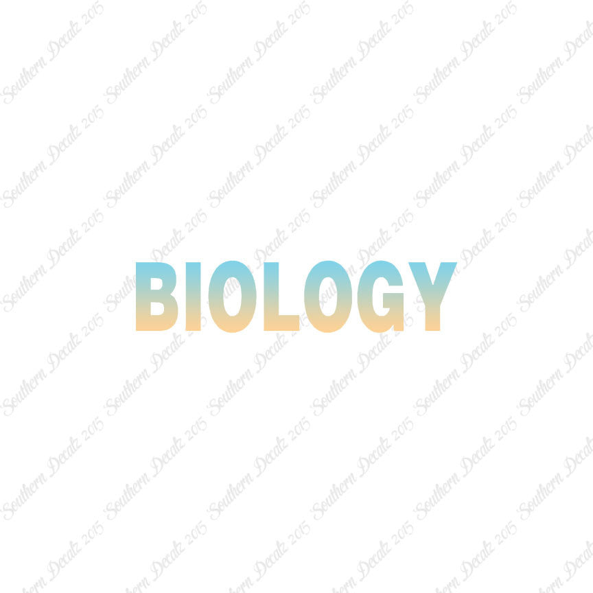 Biology Class Subject