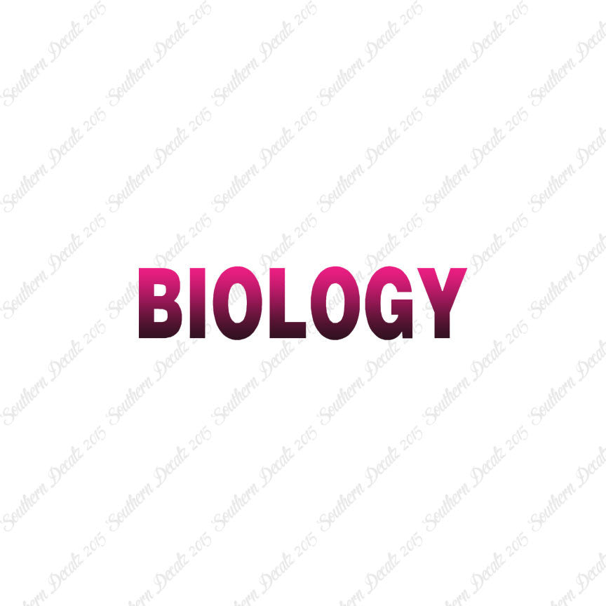Biology Class Subject