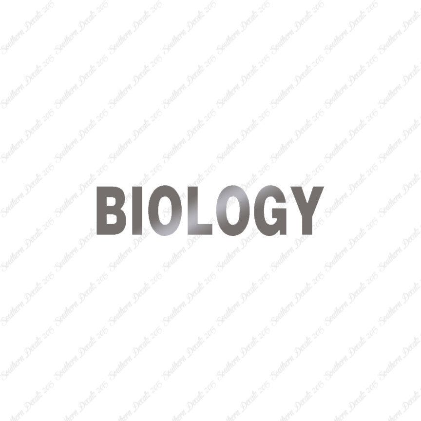 Biology Class Subject