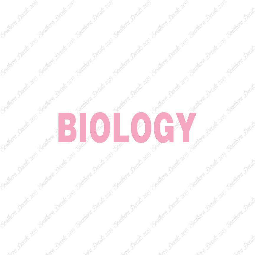 Biology Class Subject
