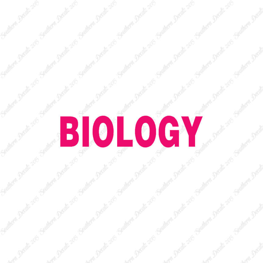 Biology Class Subject
