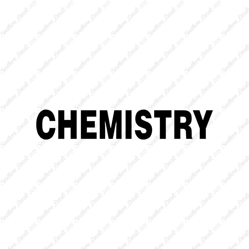 Chemistry Class Subject