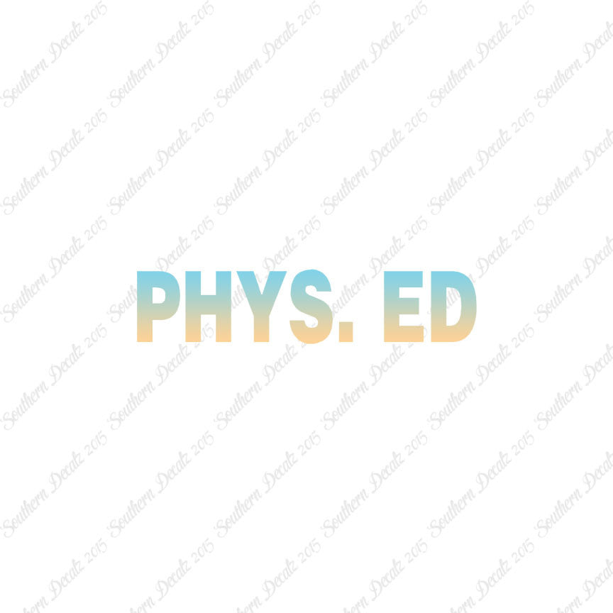 Phys Ed Physical Education Class
