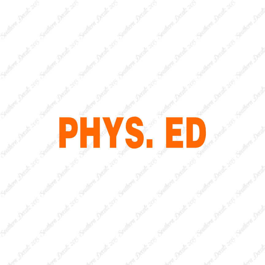 Phys Ed Physical Education Class