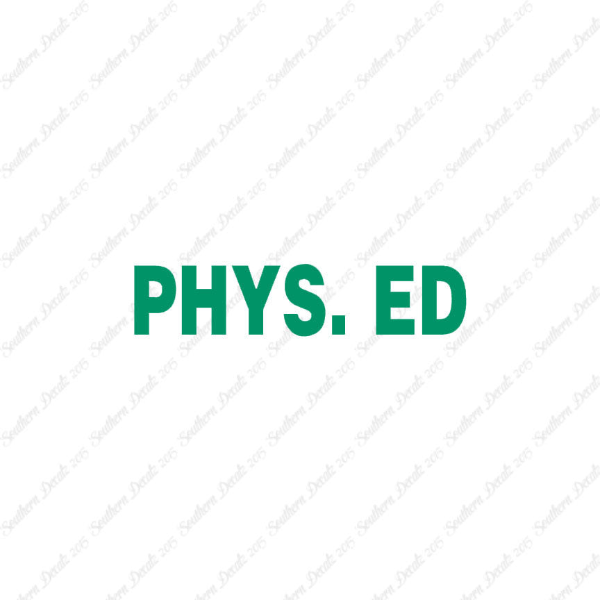 Phys Ed Physical Education Class