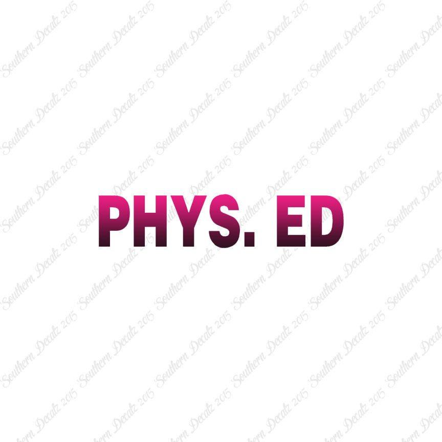 Phys Ed Physical Education Class