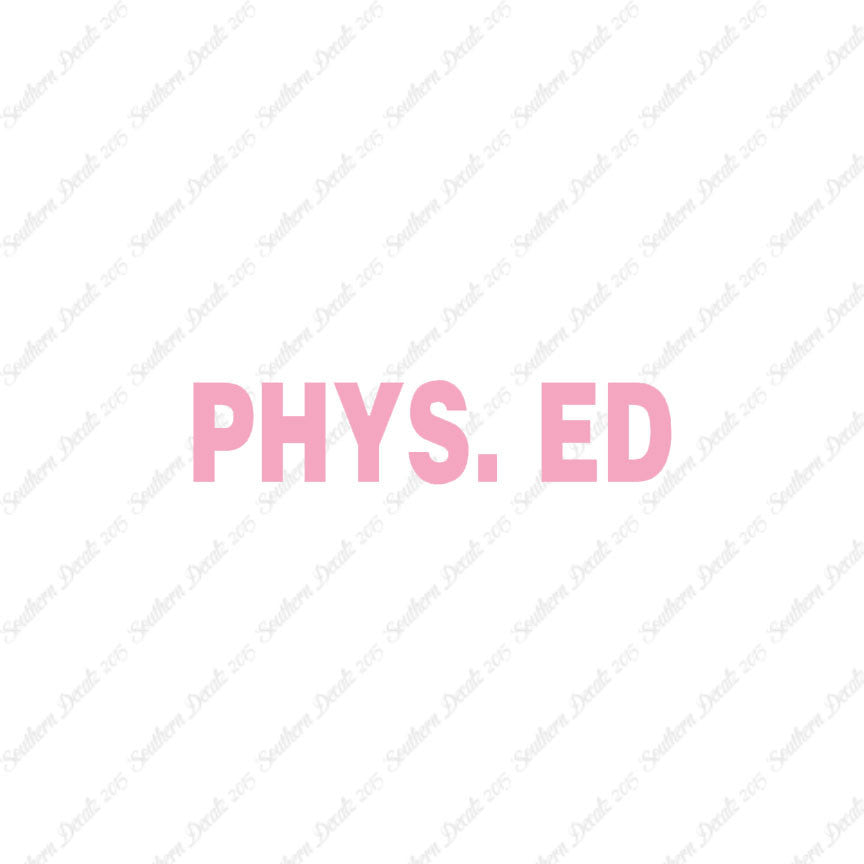 Phys Ed Physical Education Class