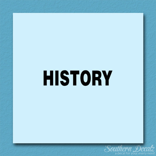 History Class Subject