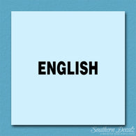 English Class Subject