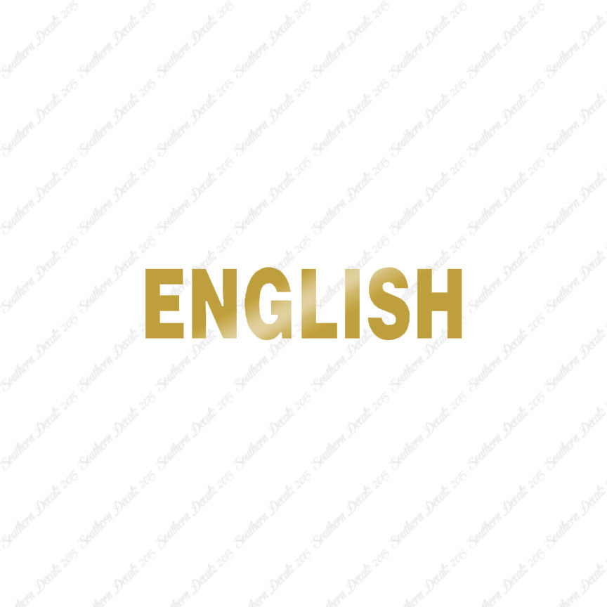 English Class Subject