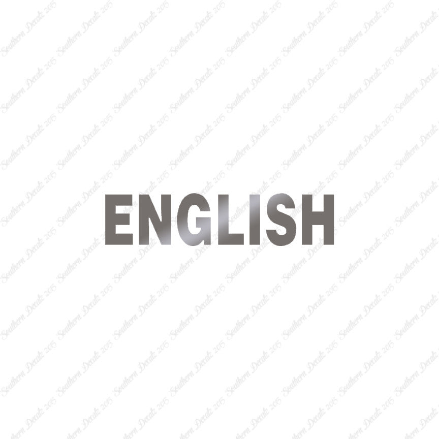 English Class Subject