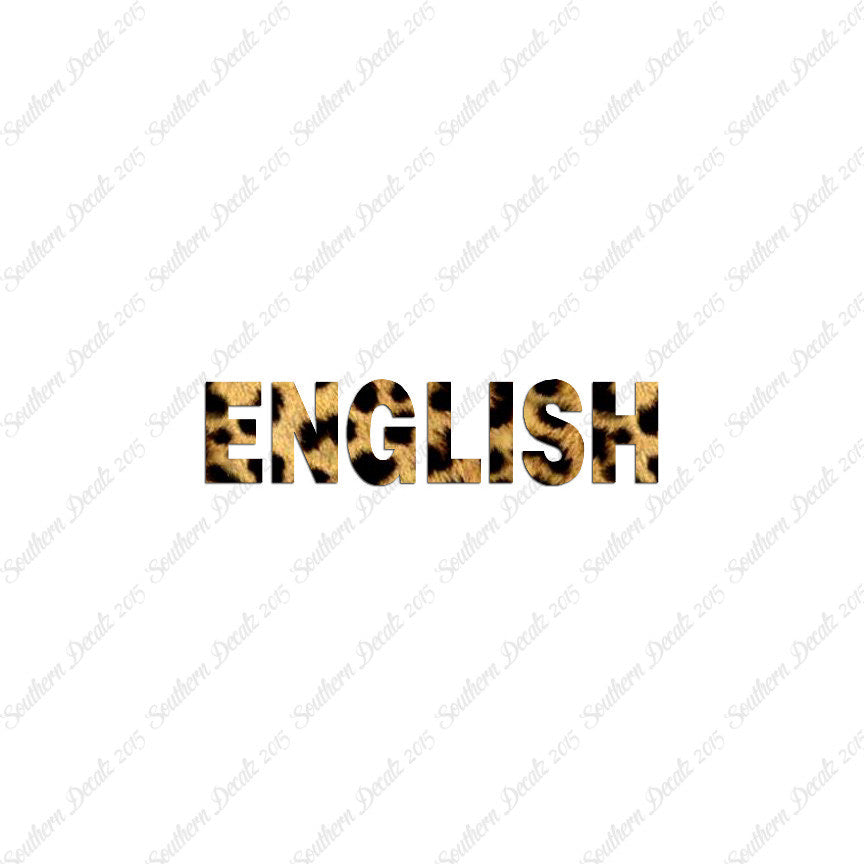 English Class Subject