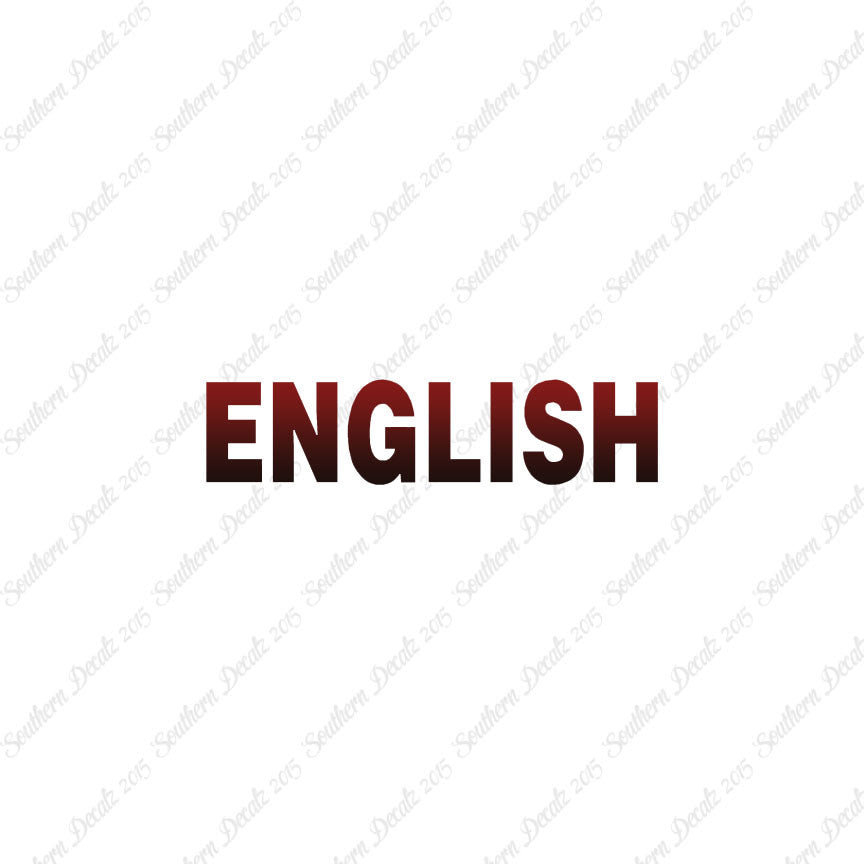 English Class Subject