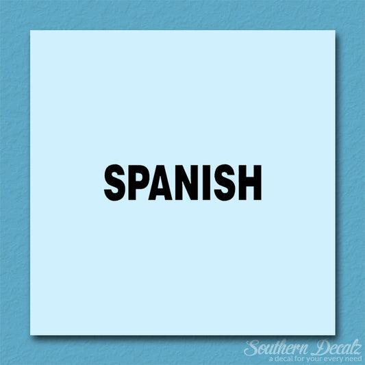 Spanish Class Subject