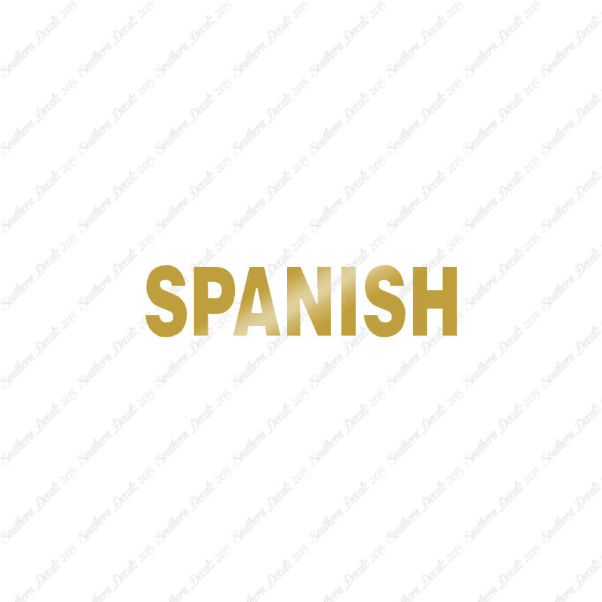 Spanish Class Subject