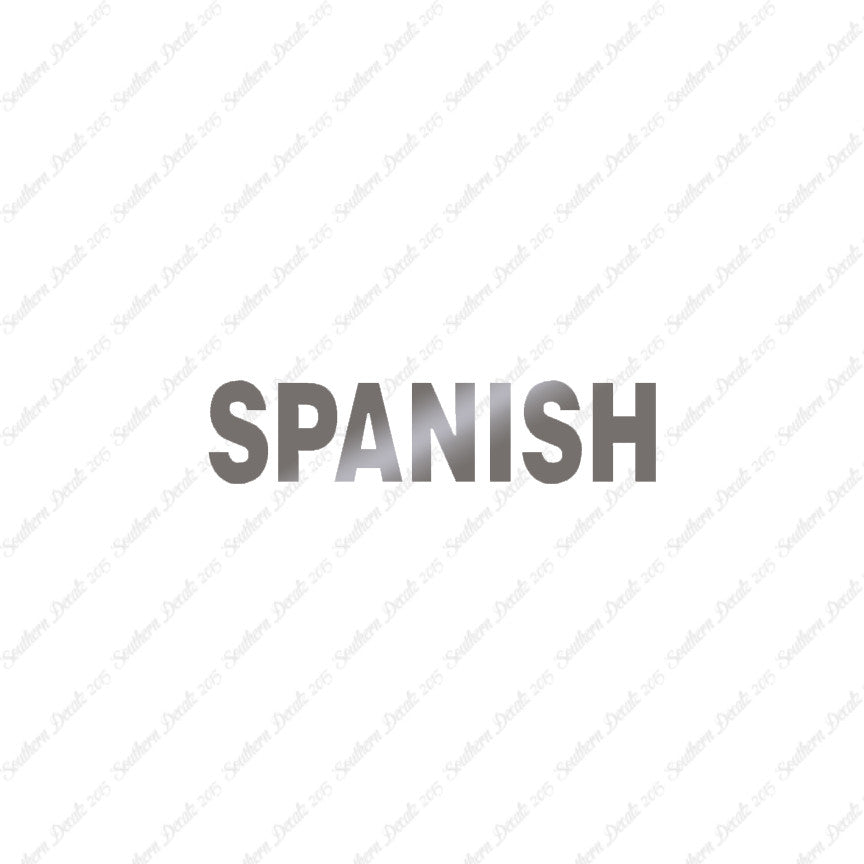 Spanish Class Subject