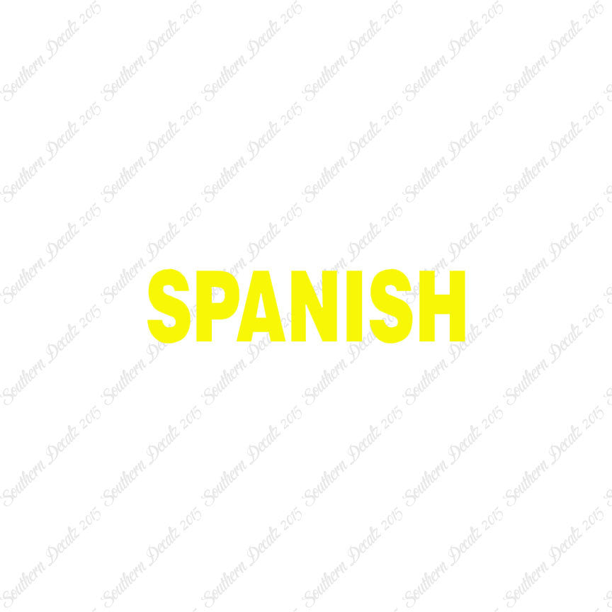 Spanish Class Subject