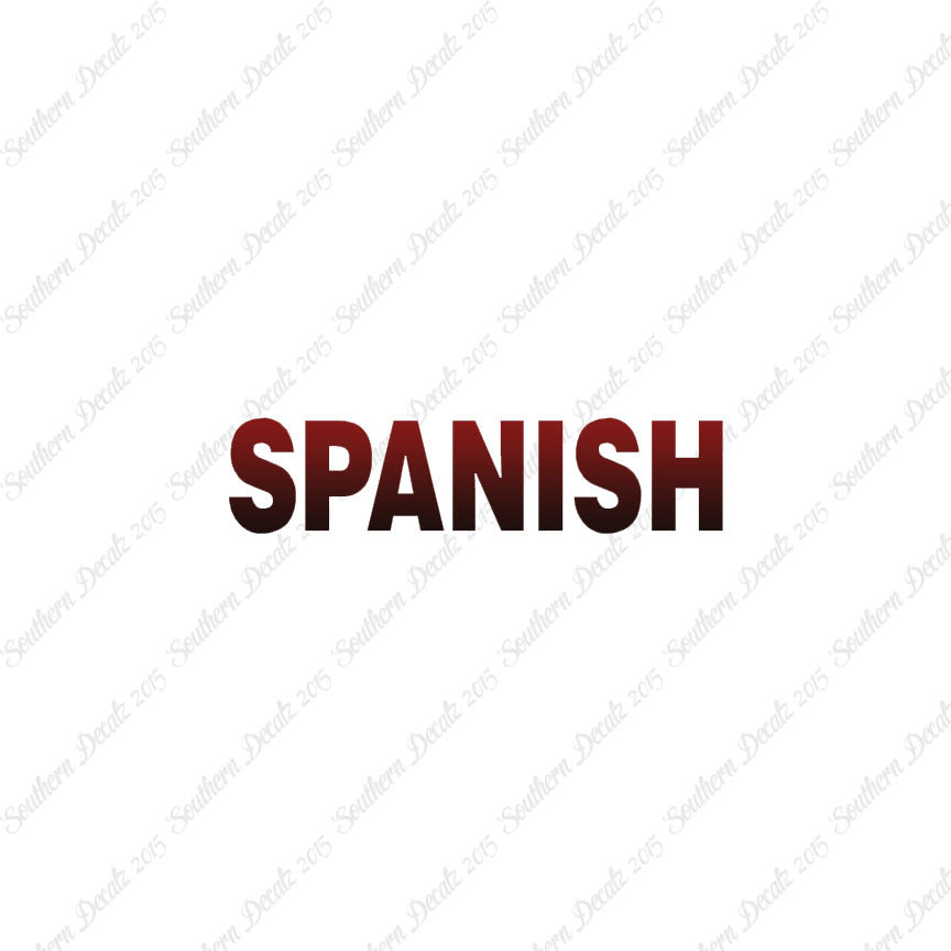 Spanish Class Subject