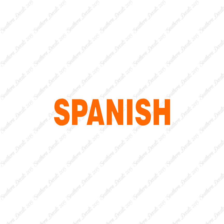 Spanish Class Subject