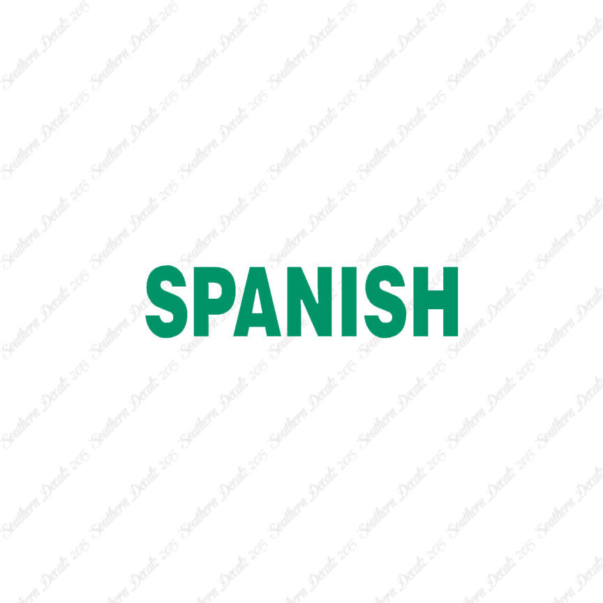 Spanish Class Subject