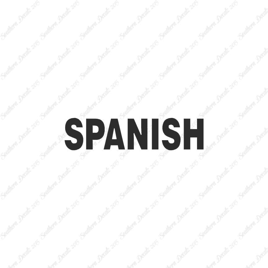 Spanish Class Subject
