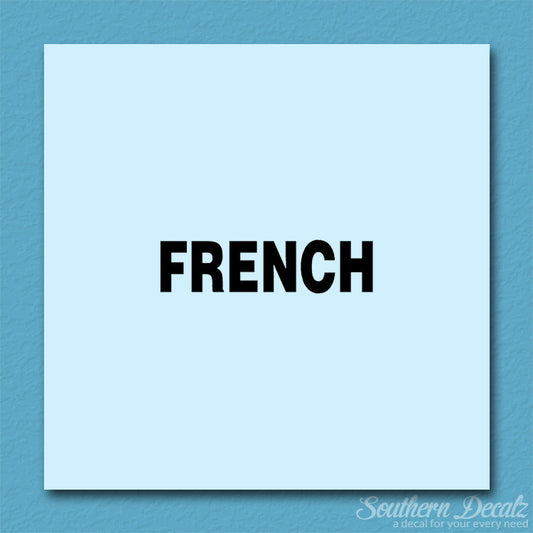 French Class Subject
