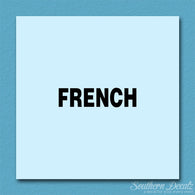 French Class Subject