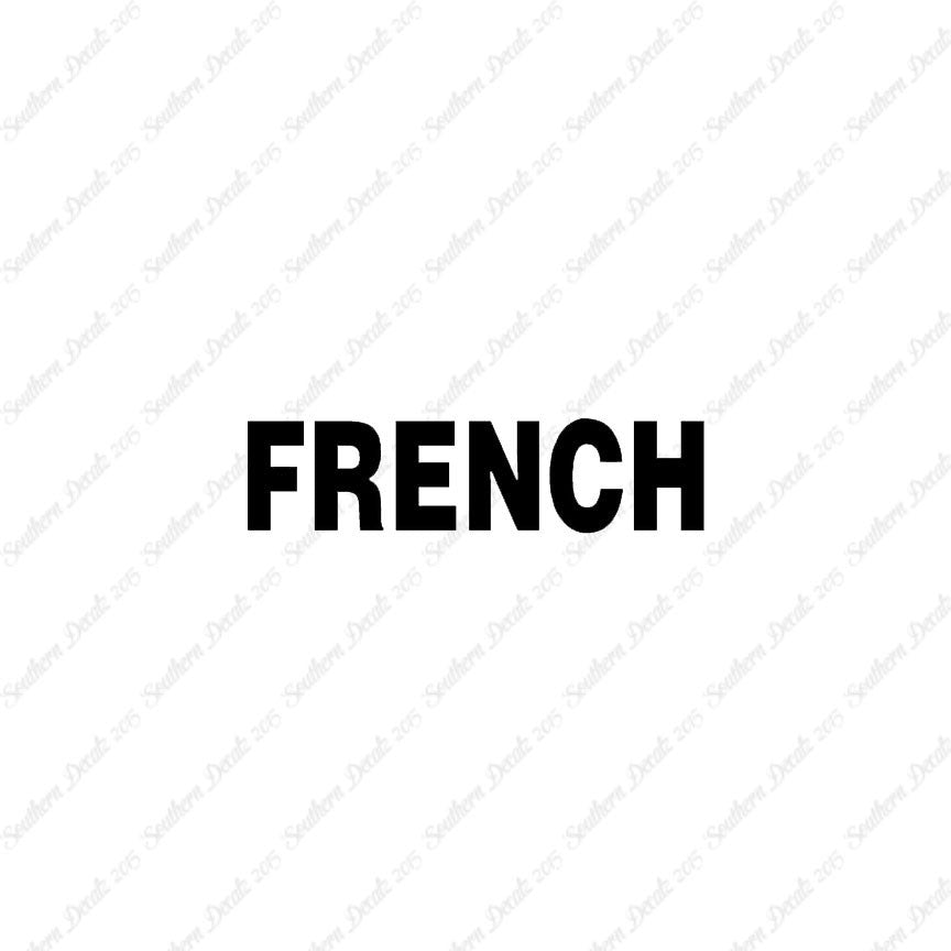 French Class Subject