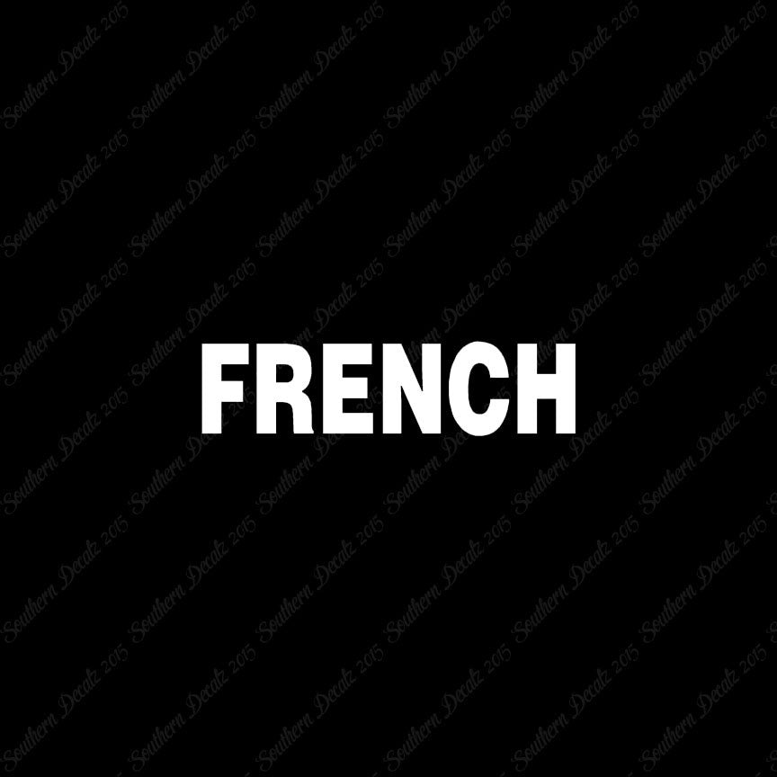 French Class Subject