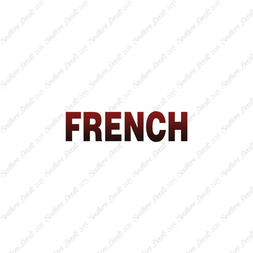 French Class Subject
