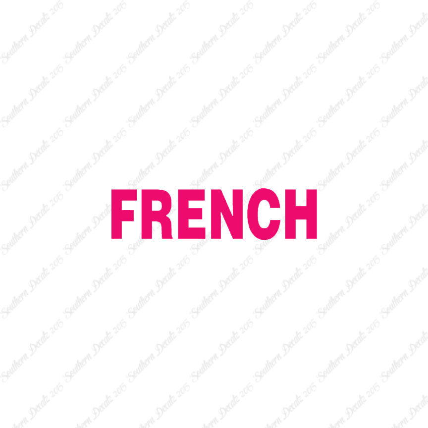 French Class Subject