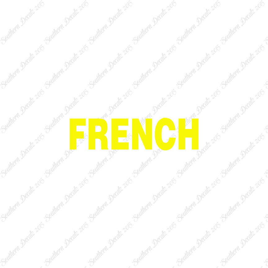 French Class Subject