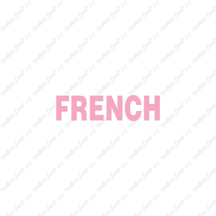 French Class Subject