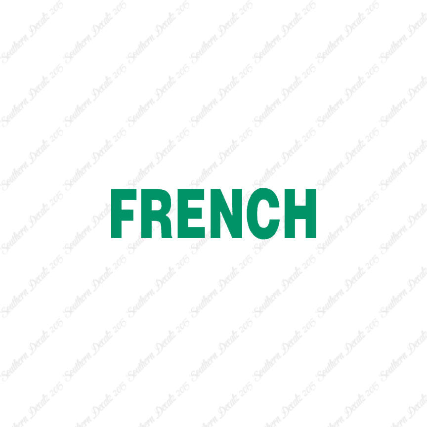 French Class Subject