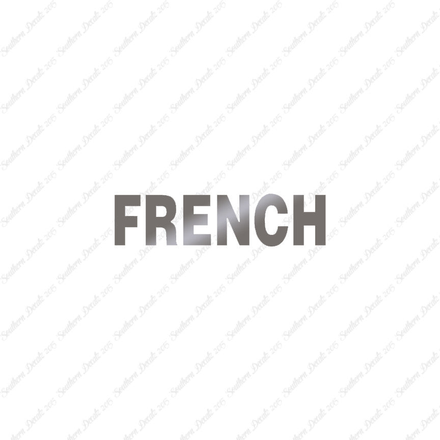French Class Subject